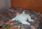 Tuomas resting in the hotel