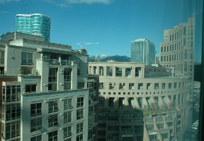 The view from our hotel room