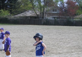 Tuomas on first base
