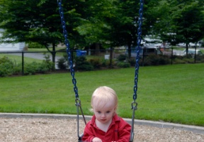 Elsa at the "boat park" playground