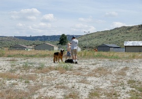 It was plenty warm at the campground. The airport is in the background.