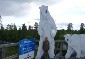 Tuomas at Ranua animal park