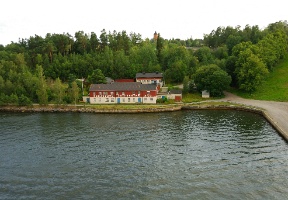 Going past the island of Rindö