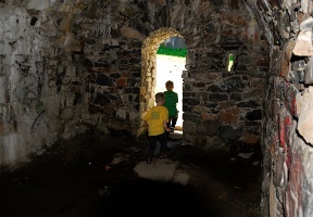 Exploring parts of the fortress