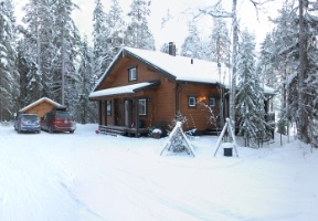 Cabin in Ähtäri that we rented for Christmas