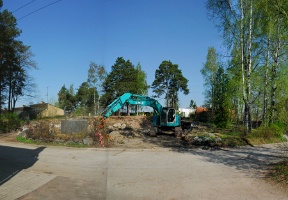 The property across the street from our house. Construction of new homes will start soon.