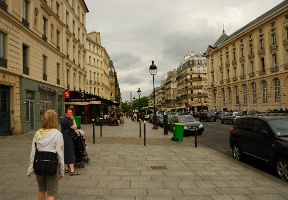 On our way to the Panthéon, which was very close to our apartment