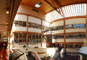 Inside the south part of the market