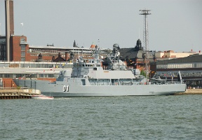 The Pohjanmaa minelayer ship