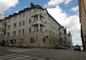 Apartment buildings in the Kruunuhaka area of Helsinki
