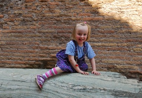 Elsa taking a break in the shade