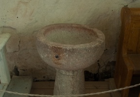 A 15th century baptismal font