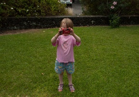Elsa the photographer...