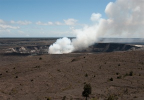 The Halemaumau crater