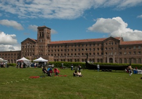 At the midsommarfest at Saint Edwards State Park