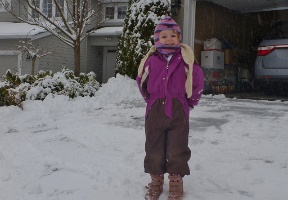 Snow! The kids got a couple of days off from school because of a mid-January snow storm.
