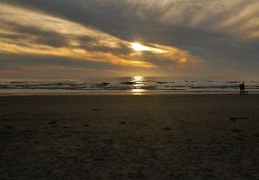 Sunset at the beach