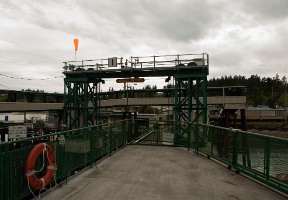 Leaving Anacortes after picking up the car Saturday morning