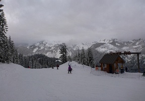At Summit Central after the Silver Fir lift closed