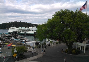Ferry at the Friday Harbor terminal