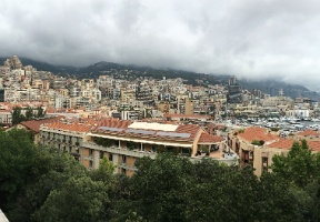 Visiting Monaco, which is about an hour and a half bus ride from Nice. Train goes much faster, but you won't be able to see the scenery.