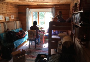 Tuomas and Antti waking up the next morning