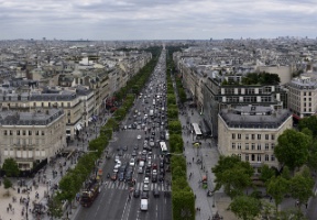 Great views from the top after walking up the 280 or so stairs.
