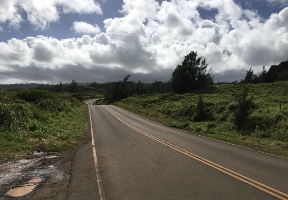 Driving to the north end of Maui, past Lahaina and Kapalua. We wanted see the Dragon's Teeth rock formations close to Kapalua but could not find any parking, so we decided to continue driving further on Highway 30.