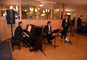 Aaron, Cameron and Mia at the Swedish Club