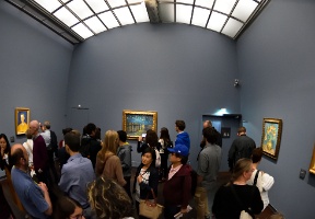 van Gogh's "Starry night over the Rhone" seemed to be the "Mona Lisa" of the Orsay museum: lots of people trying to take pictures and selfies.