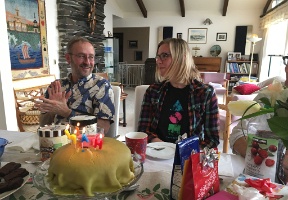 Celebrating Maria's birthday