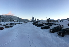 At Snoqualmie Pass on the eve of Christmas eve