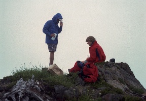 Hiking with Esko and Joachim